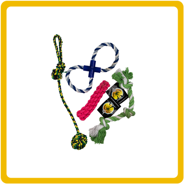 Peticular Dog Rope Toy Pack of 5 Resale Packs Organic Store