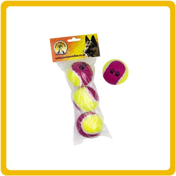 Peticular Dog Tennis Balls Pack of 5 Resale Packs Organic Store